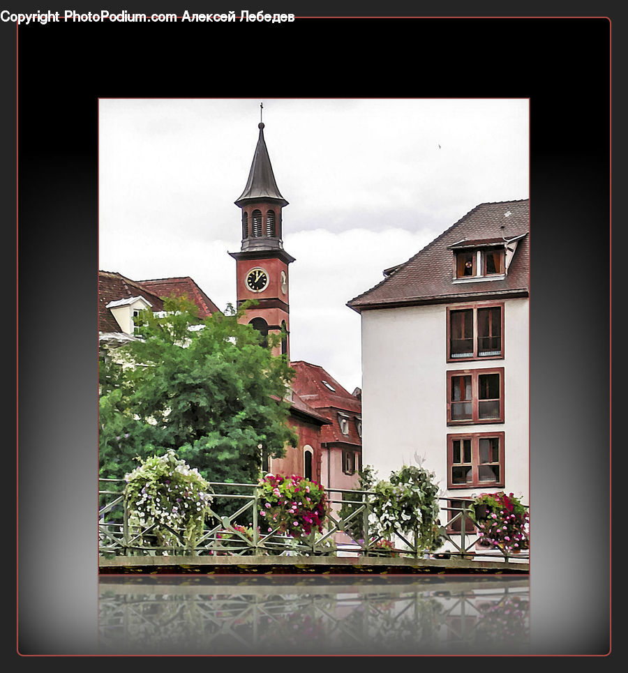 Architecture, Bell Tower, Clock Tower, Tower, Building, Housing, Villa