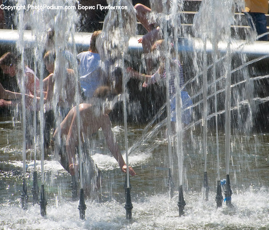Fountain, Water, Art, Modern Art
