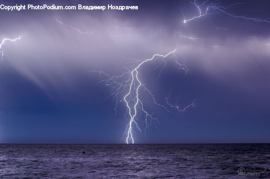 Light, Lightning, Weather, Outdoors, Storm, Thunderstorm