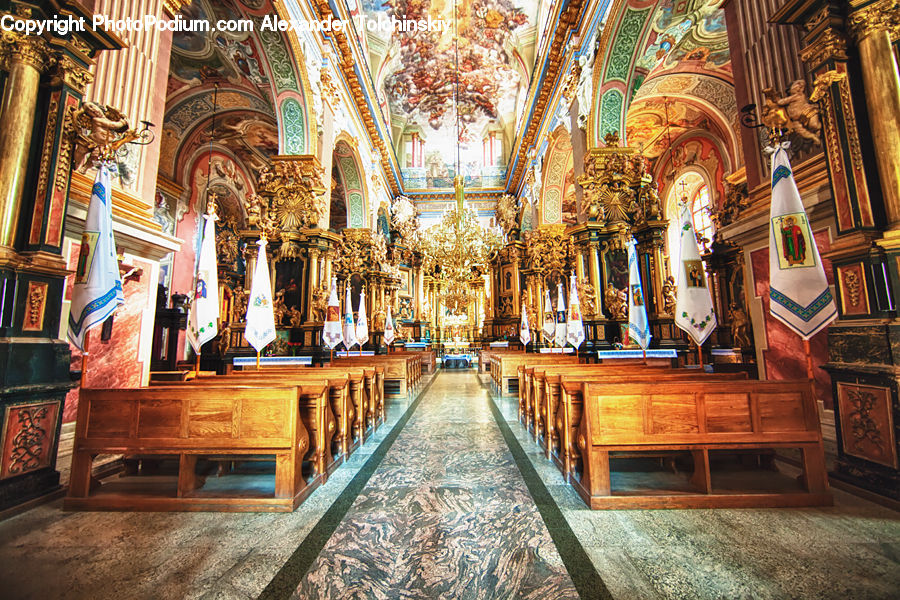 Altar, Architecture, Cathedral, Church, Worship, Furniture, Aisle