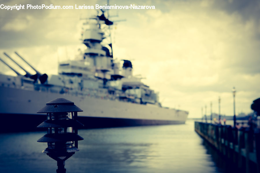 Battleship, Cruiser, Navy, Ship, Vessel, Dock, Pier
