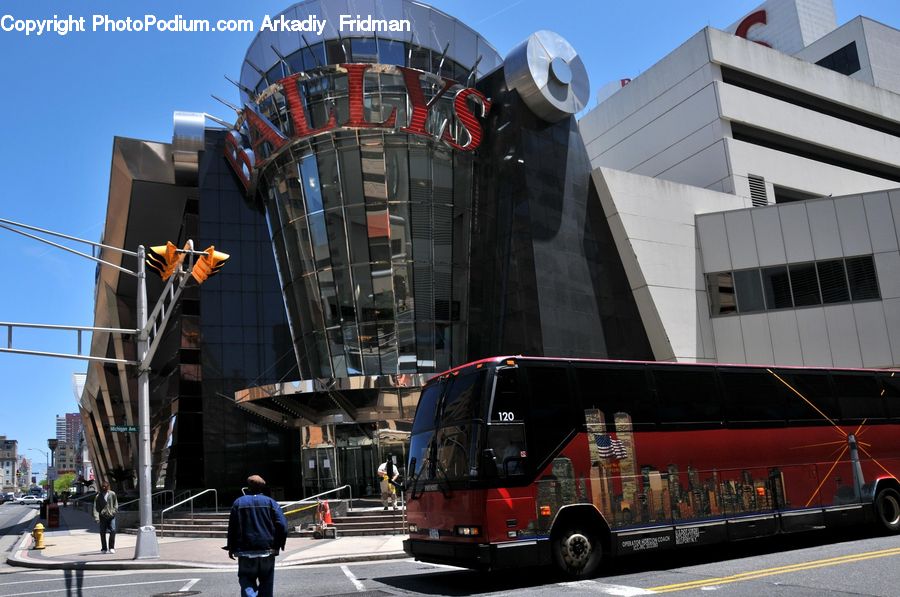 Bus, Vehicle, Double Decker Bus, City, Downtown, Urban, Building