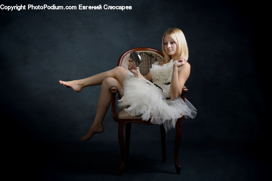 Dance, Dance Pose, Ballerina, Ballet, Performer, Person, Chair