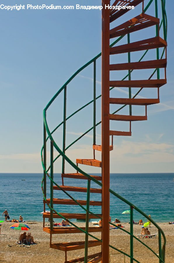 Chair, Furniture, Beach, Coast, Outdoors, Sea, Water