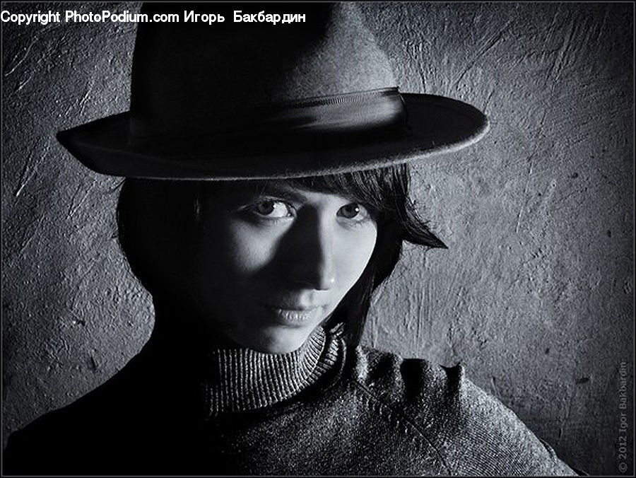 Cowboy Hat, Hat, Sun Hat, Person, Portrait, Selfie, Face