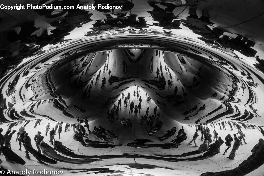 Crowd, Fractal, Collage, Poster, Emblem, Logo, Dish