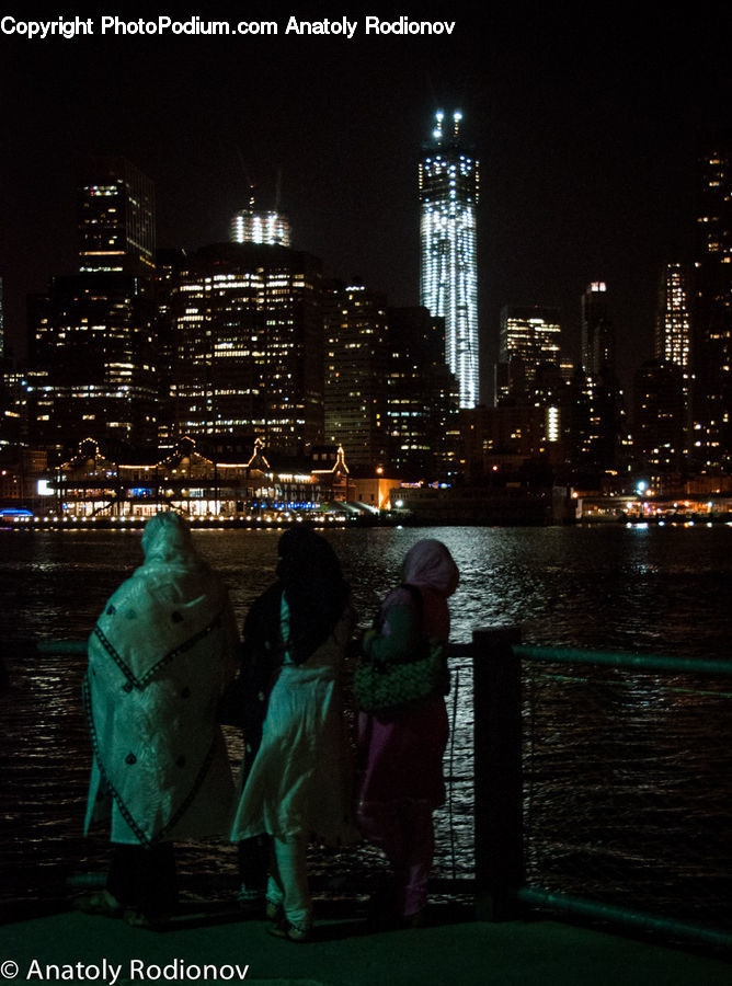 People, Person, Human, Building, City, High Rise, Downtown