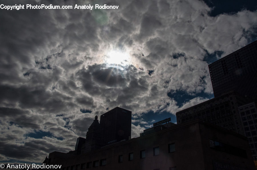 Azure Sky, Cloud, Outdoors, Sky, Building, City, High Rise