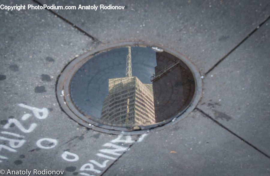 Hole, Manhole, Sewer, Emblem, Logo