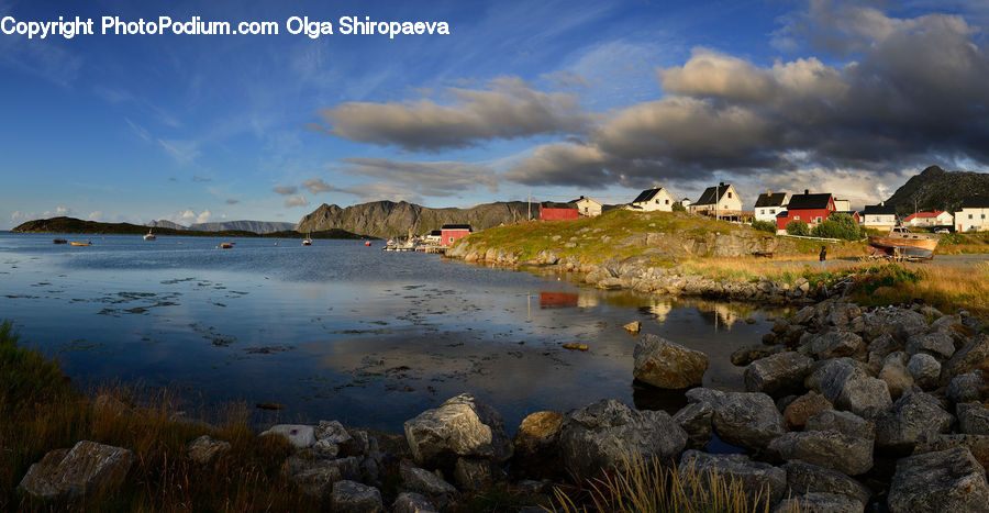 Coast, Outdoors, Sea, Water, Rock, Building, Cottage