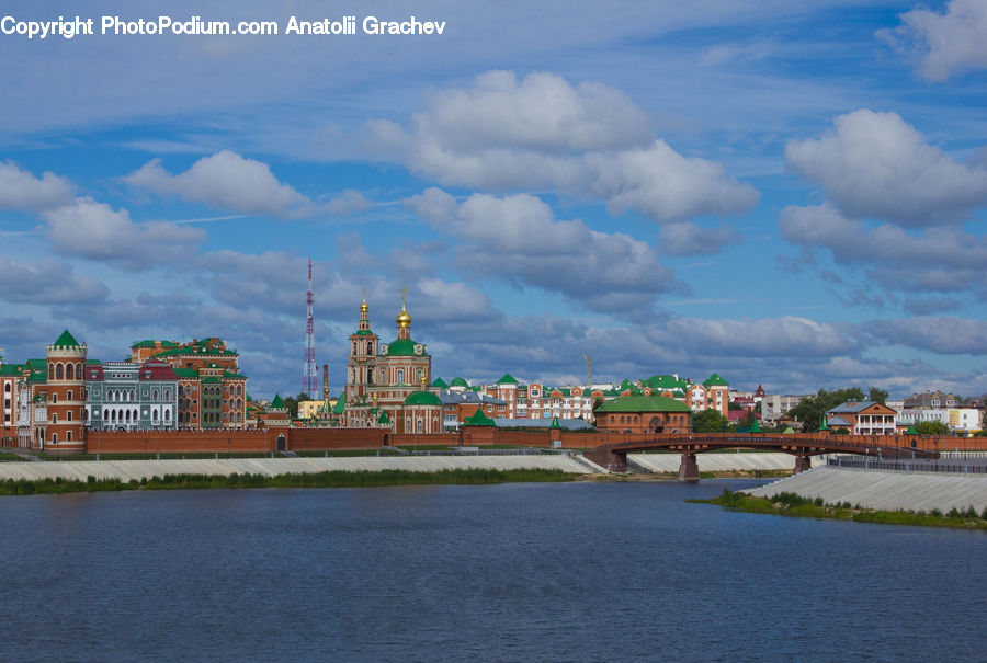Ferry, Freighter, Ship, Tanker, Vessel, Bridge, Architecture