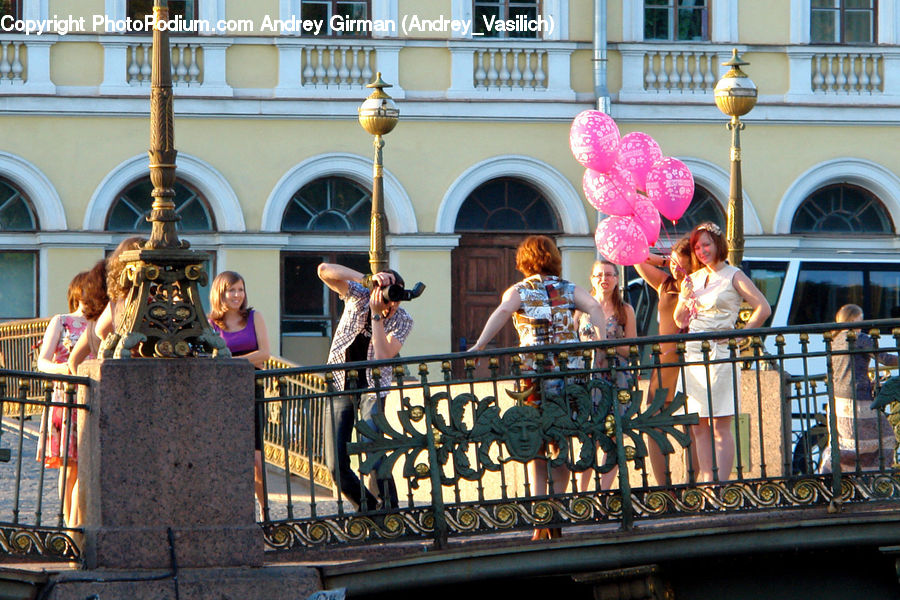 People, Person, Human, Balcony, Awning, Arch, Architecture