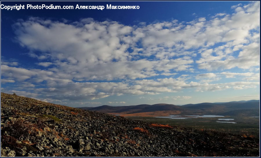 Cloud, Cumulus, Sky, Azure Sky, Outdoors, Landscape, Nature
