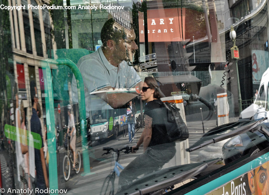 Car, Vehicle, Windshield, Bicycle, Bike, Flyer, Poster