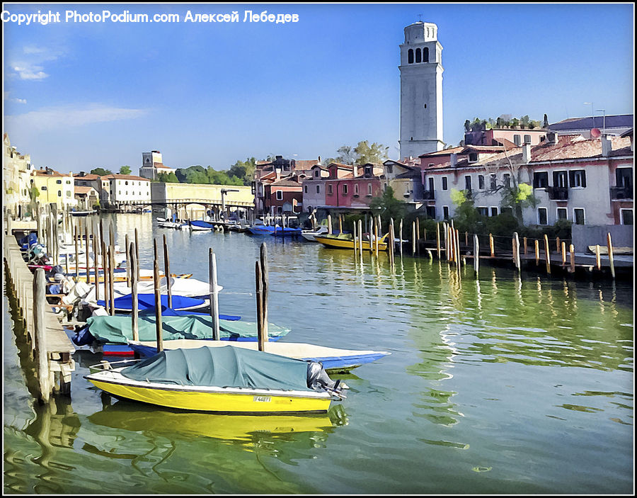 Dock, Landing, Pier, Boat, Watercraft, Canal, Outdoors