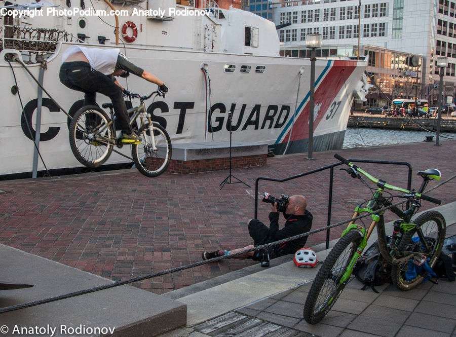 People, Person, Human, Bicycle, Bike, Vehicle, Boat