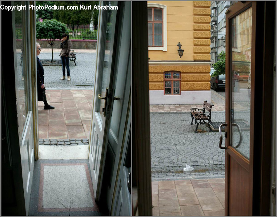 Door, Folding Door, Boardwalk, Path, Pavement, Sidewalk, Walkway