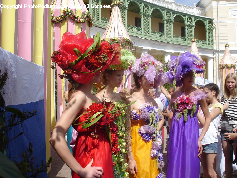People, Person, Human, Plant, Potted Plant, Carnival, Crowd