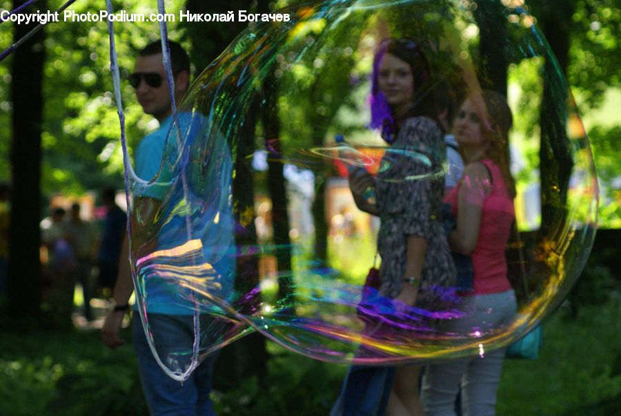 Bubble, People, Person, Human, Hula, Art
