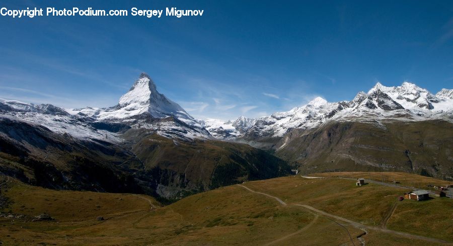 Alps, Crest, Mountain, Peak, Mountain Range, Outdoors, Arctic