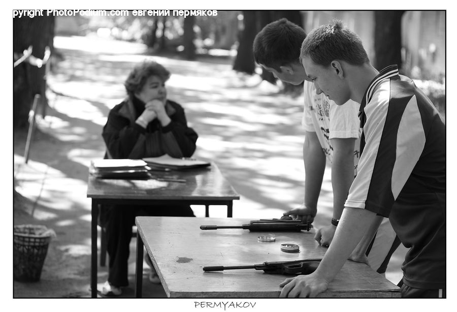 Human, People, Person, Hug, Bench, Dish, Food