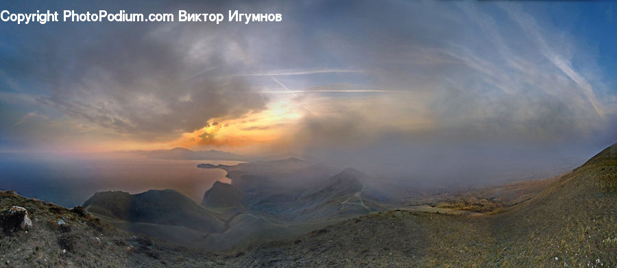 Azure Sky, Cloud, Outdoors, Sky, Mountain, Mountain Range, Basin