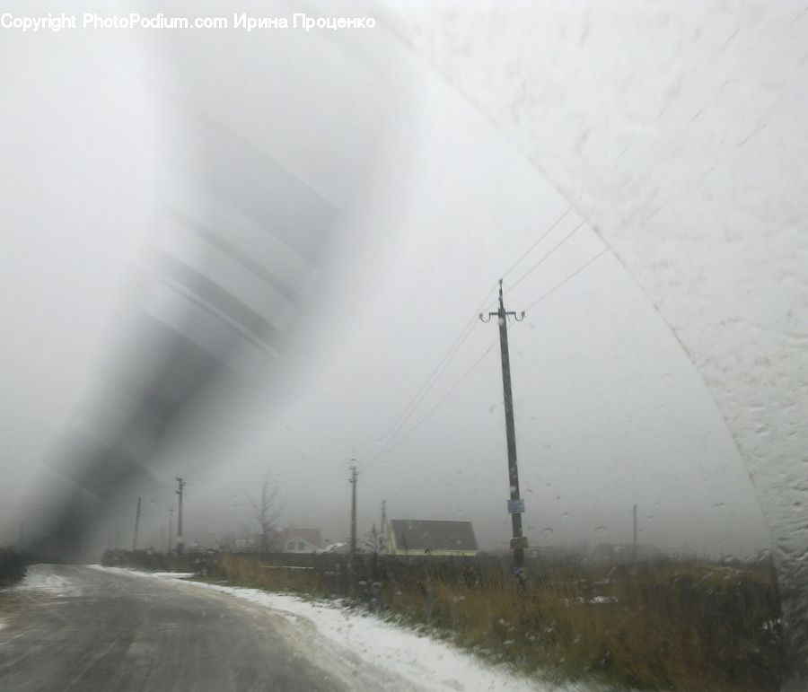 Fog, Dirt Road, Gravel, Road, Mist, Outdoors, Architecture