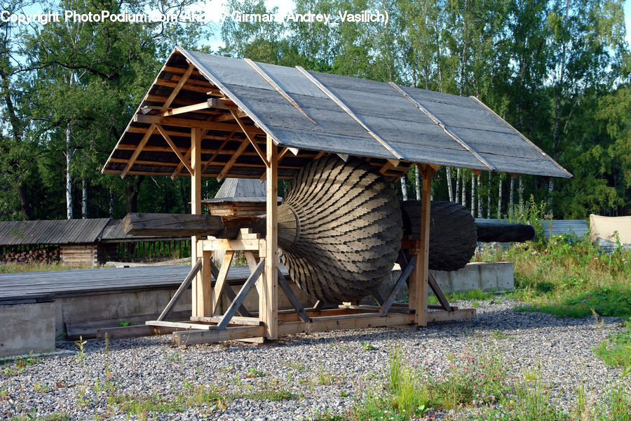 Building, Cabin, Shelter, Gazebo, Wood, Cottage, Housing