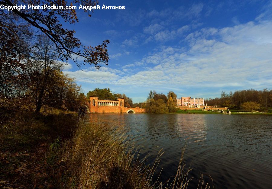 Lake, Outdoors, Water, Building, Housing, Villa, Architecture