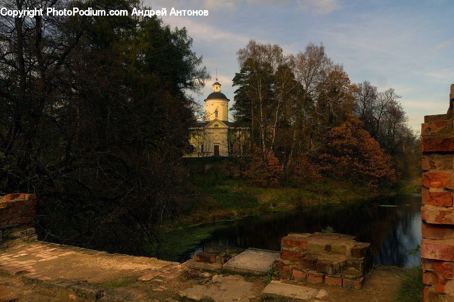 Architecture, Bell Tower, Clock Tower, Tower, Castle, Ditch, Fort