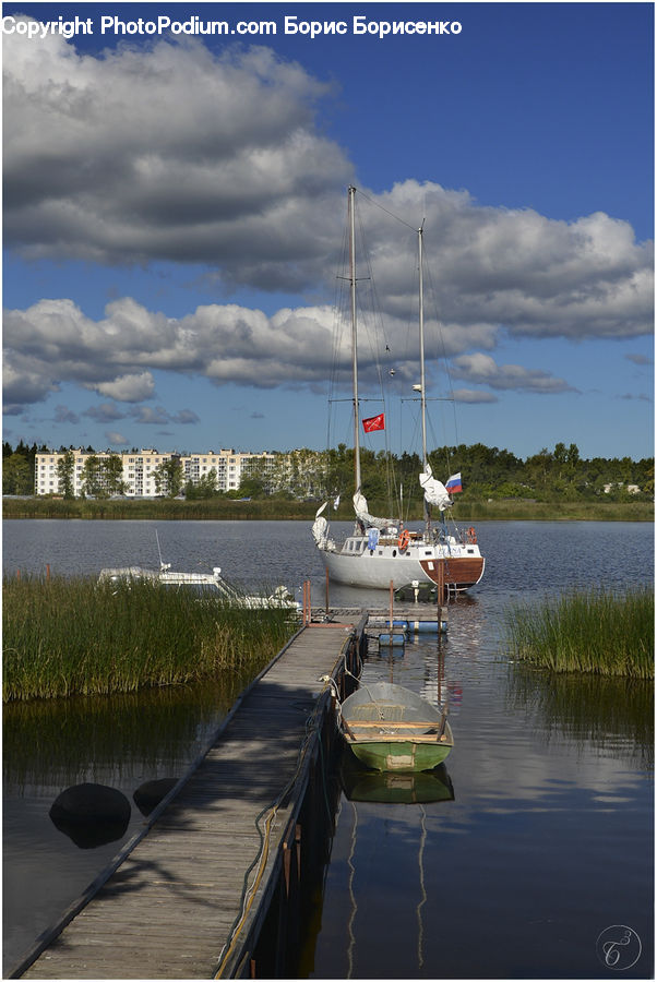 Boat, Watercraft, Yacht, Dinghy, Dock, Landing, Pier