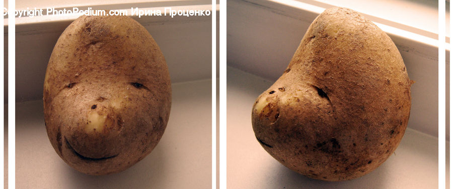 Potato, Produce, Vegetable, Bread, Bun, Food