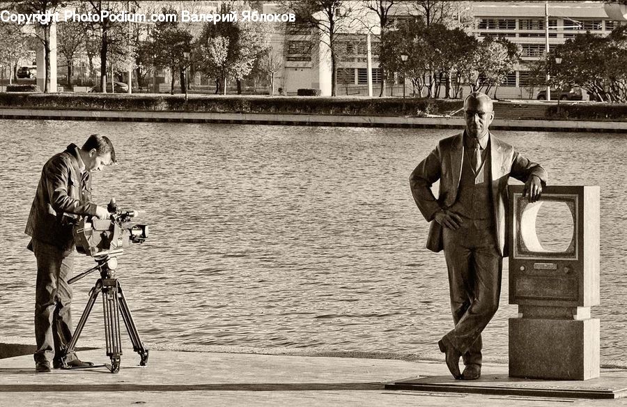 People, Person, Human, Clothing, Overcoat, Suit, Bench