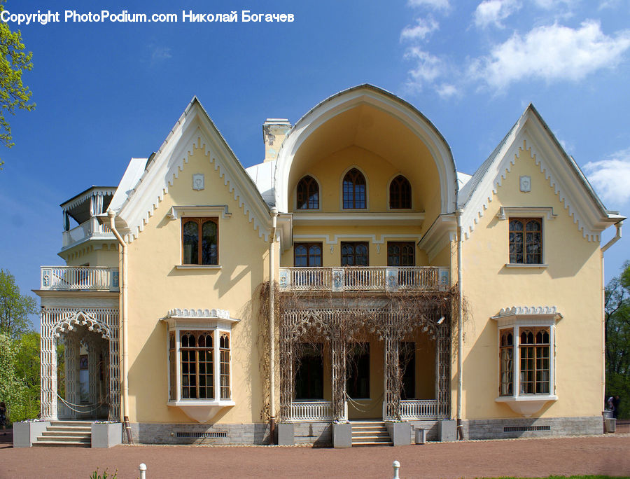 Building, Housing, Villa, House, Architecture, Mansion, Patio