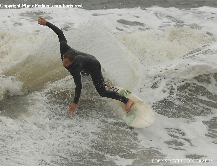 Outdoors, Sea, Sea Waves, Water, Sport, Surfing, Beach
