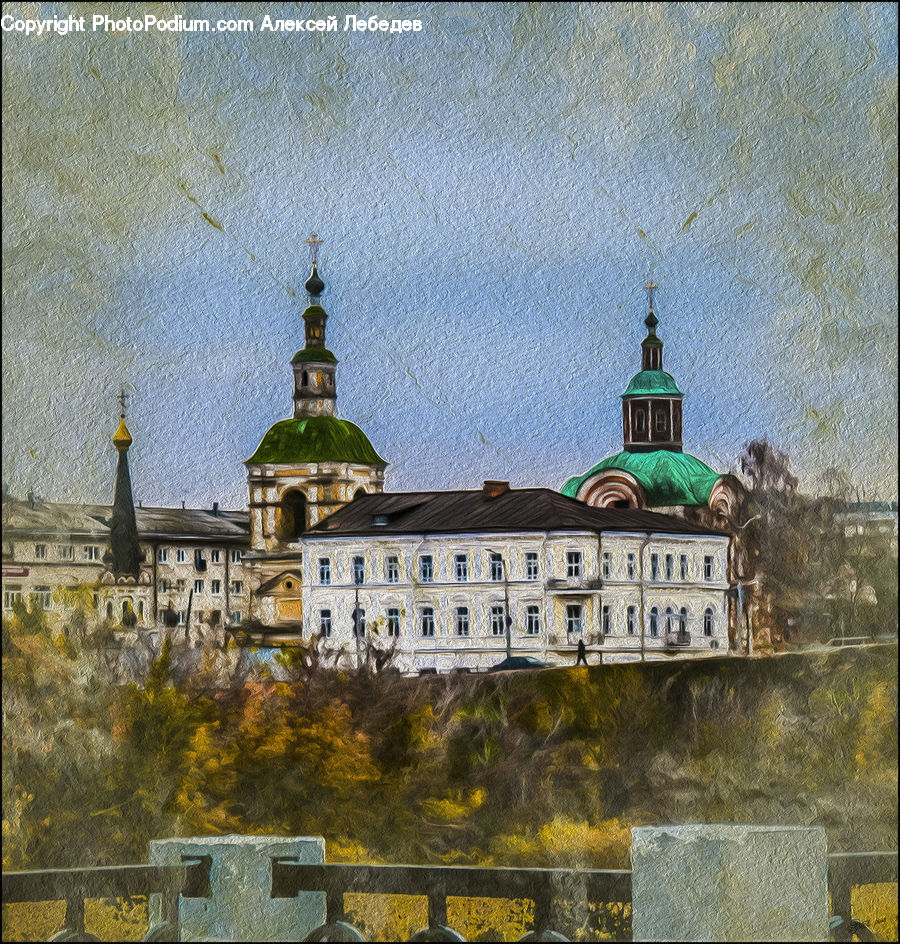 Architecture, Castle, Fort, Housing, Monastery, Bell Tower, Clock Tower