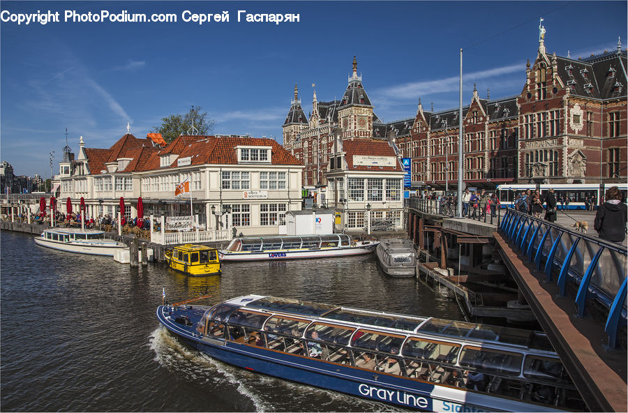 Canal, Outdoors, River, Water, Dock, Port, Waterfront