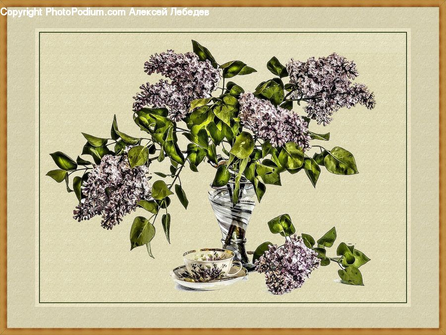 Plant, Potted Plant, Blossom, Flower, Lilac, Flower Arrangement, Ikebana