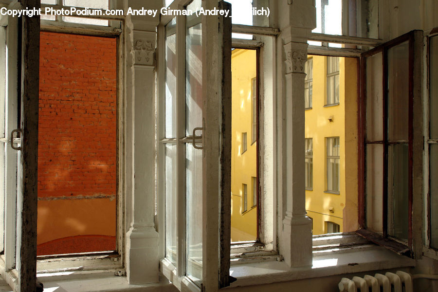 Column, Pillar, Door, Folding Door, Brick, Ancient Egypt, Furniture