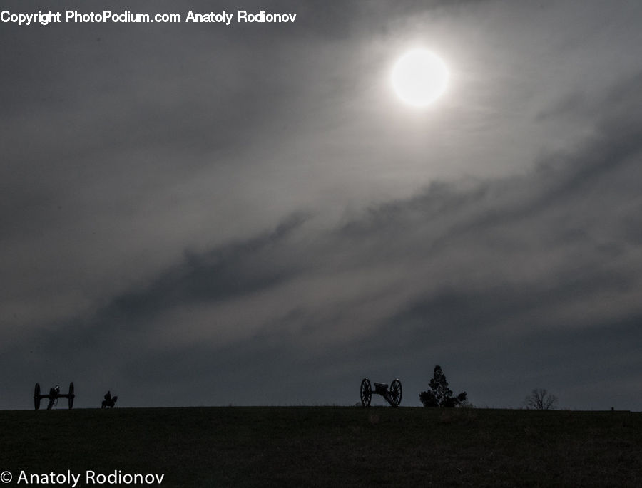 Astronomy, Full Moon, Night, Moon, Outdoors, Space, Silhouette