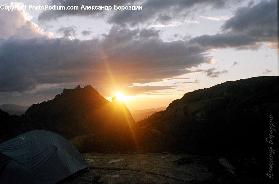 Camping, Landscape, Nature, Scenery, Sun