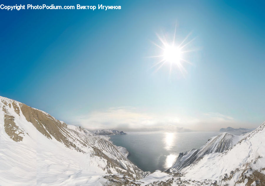 Arctic, Glacier, Ice, Mountain, Outdoors, Snow, Crest