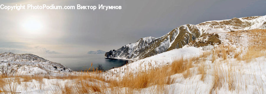 Arctic, Glacier, Ice, Mountain, Outdoors, Snow, Field