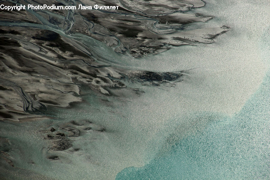 Aerial View, Outdoors, Sand, Soil, Arctic, Glacier, Ice