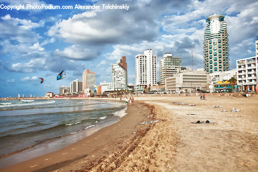 Beach, Coast, Outdoors, Sea, Water, Building, Housing