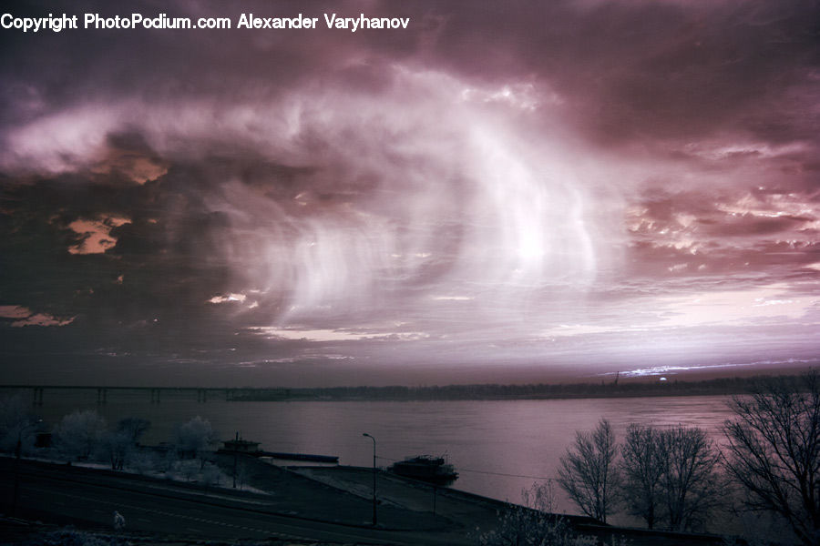 Azure Sky, Cloud, Outdoors, Sky, Light, Lightning, Weather