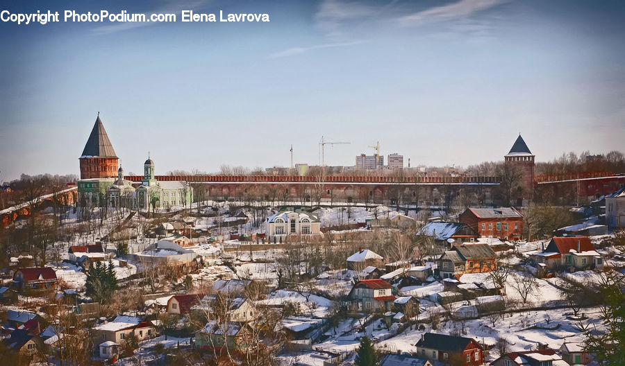 City, Downtown, Building, Town, Neighborhood, Metropolis, Urban