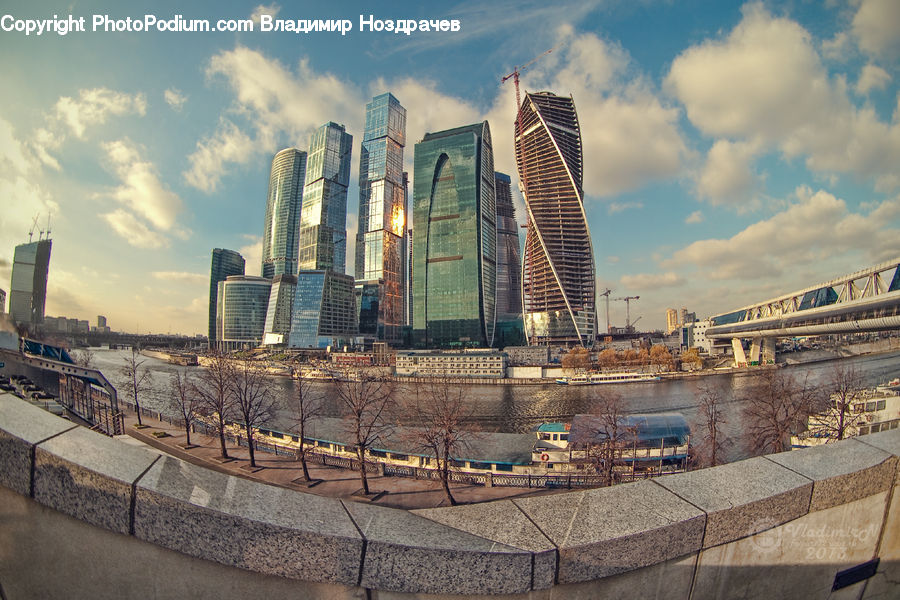 City, Downtown, Metropolis, Urban, Construction, Building, Office Building