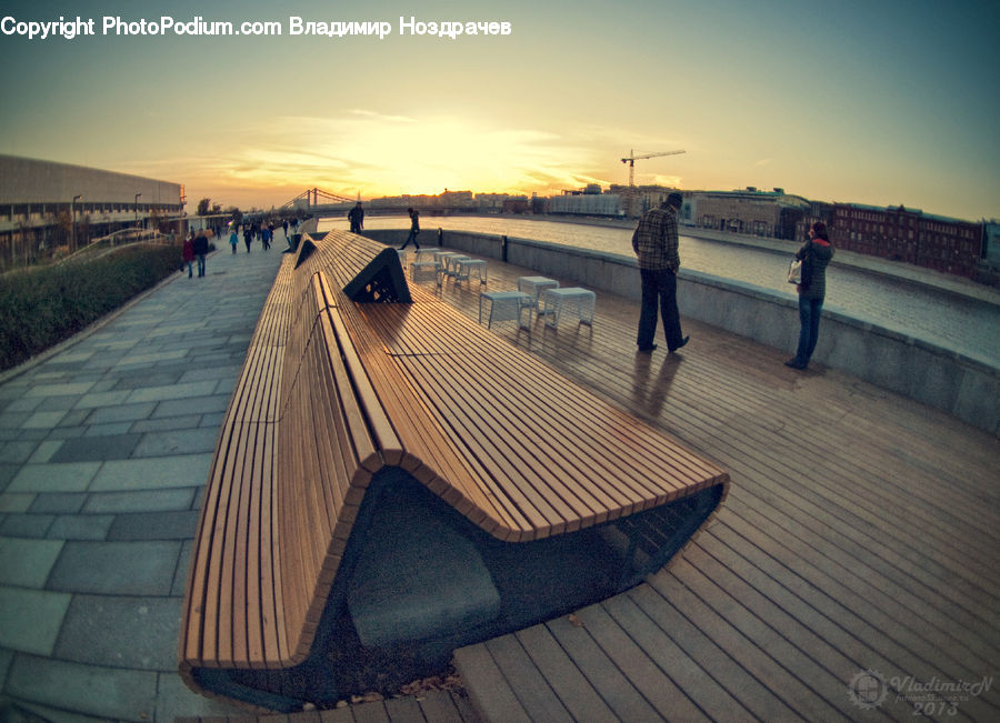 Boardwalk, Deck, Path, Sidewalk, Walkway, Train, Vehicle