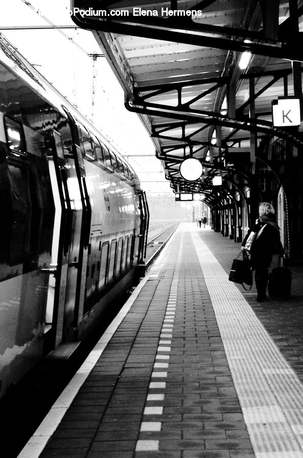 Boardwalk, Deck, Path, Sidewalk, Walkway, Subway, Train